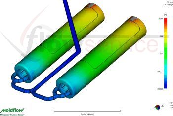 materia plastica in riempimento